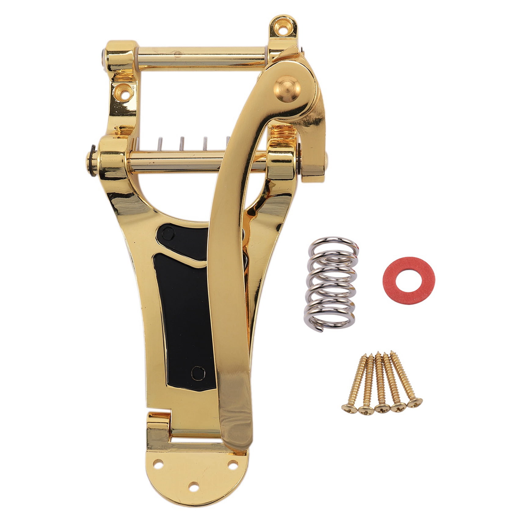 2X Electric Guitar Tremolo Bridge Replacement Vibrato LP Guitar Parts Alloys Tremolo Tailpiece Bridge Crank Bar Golden