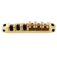 thumbnail image 4 of Puente giratorio con llave de espárragos de montaje para guitarra plateado dorado Sunnimix Sillín de rodillo de latón, 4 of 7