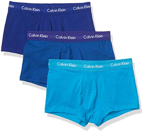 calvin klein men's cotton stretch multipack low rise trunks