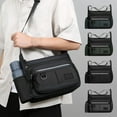 thumbnail image 2 of InsCrazy Casual Crossbody Bag for Men, Large Capacity Multi-Functional Travel Bag with Water Bottle Holders, Stylish Commuters Shoulder Bag for Work Travel Daily, 2 of 7