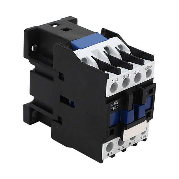 Uadme Contacteur AC 18a 3 Pôles Normalement Ouvert Contact Argent Rail Din Contacteur Industriel AC380V avec Forte Conductivité électrique