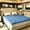 Blue, variant on RV Mattress Protector, RV Mattress Pad with with 4 Straps, Soft Breathable Bed Mattress Cover Washable Roll Up Mattress, Foldable Tatami Mat Sleeping Pad, Sleeping Pad for RV Home Bedroom Hotel