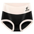 thumbnail image 1 of Soki Womens Underwear Plus Size Cotton High Rise Briefs on Clearance, 1 of 3