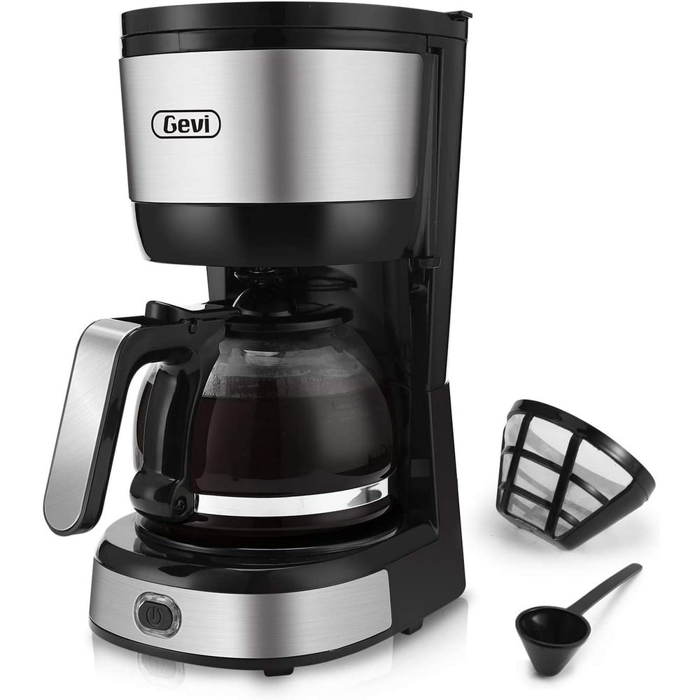 Gevi 4Cup Coffee Maker with AutoShut Off, Small Drip