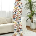 thumbnail image 3 of Top-kevin Women's Pajama Sets Seafood Fruit Pattern Long Sleeve Lounge Sets Pjs Sleepwear with Pockets, 3 of 12