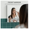 thumbnail image 5 of kleankin Bathroom Mirror with Storage Shelves, Bathroom Wall Cabinet Silver + Stainless Steel, 5 of 7