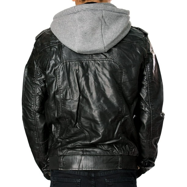 Designer faux hotsell leather jacket