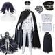 thumbnail image 1 of Anime Danganronpa V3 Kokichi Oma Cosplay uniformes de Presidente bufanda peluca capa y sombrero disfraces de fiesta de Carnaval y Halloween, 1 of 4