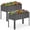 Gray, variant on ELLEGNT 2 PCS Metal Raised Garden Bed - Galvanized Planter Box with Legs, Elevated for Vegetables, Gray