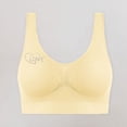 thumbnail image 5 of UPPADA Back Smoothing Bras for Women Bralette Comfy Seamless Bralettes No Underwire Push Up Bra Wide Band Bras Everyday Bras Beige,M, 5 of 8