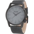 thumbnail image 2 of 101064 Men's Shark Orion Grey Dial Skate Fashion Leather Strap Black Plated Stainless Steel Watch, 2 of 2
