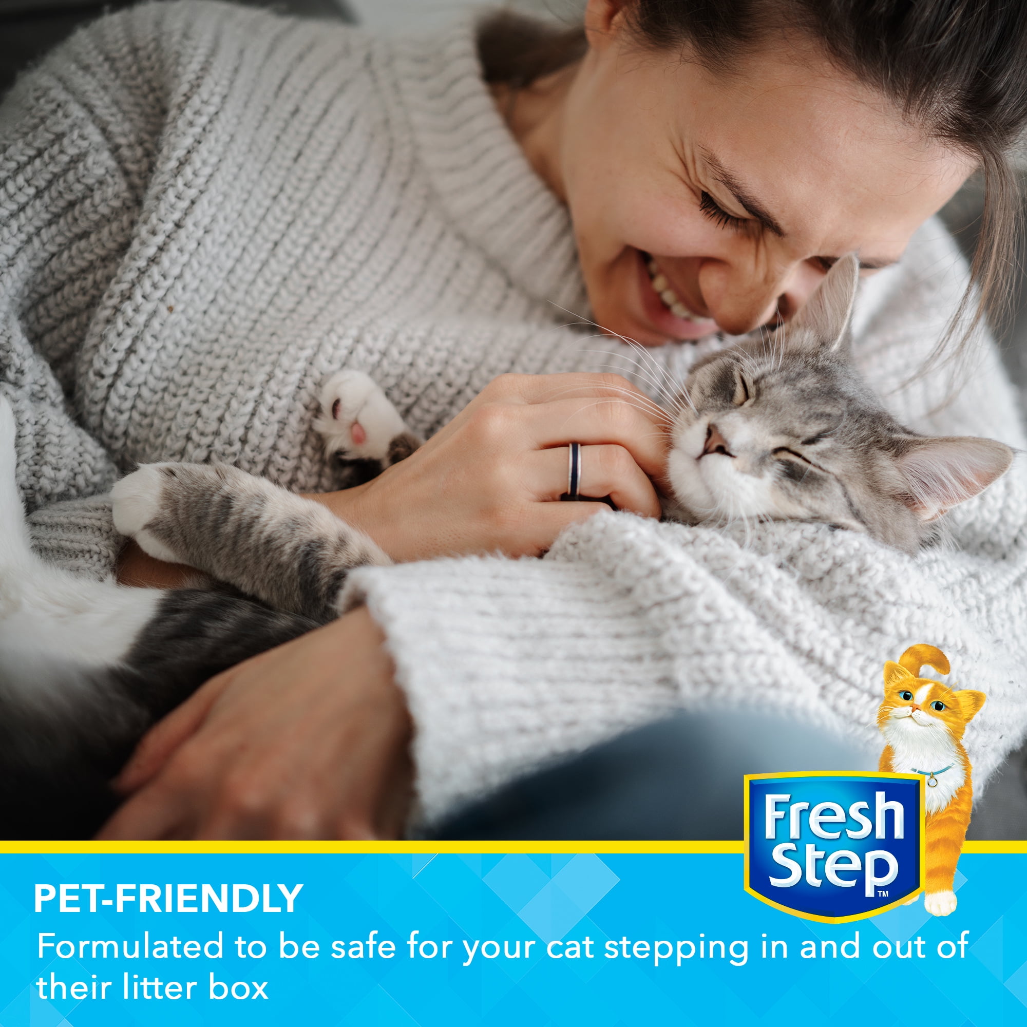 Fresh Step Litter Box Odor Eliminating Spray, 24 fl oz, Pet-Friendly, Scented