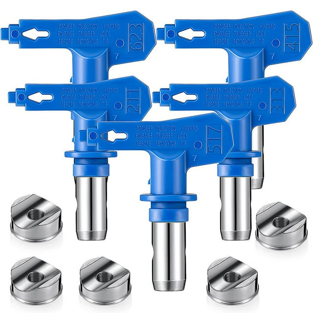 5 Pcs Reversible Spray Tip Nozzles Paint Spray Tips Airless Sprayer Nozzles Spraying Machine