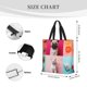 thumbnail image 3 of Fotbe Colorful Dog Cat Collage Bolsa Tote con Estampado para Mujer, Bolsos con Cremallera, Bolsa de Hombro Casual de Gran Capacidad con Bolsillos Internos, 3 of 7
