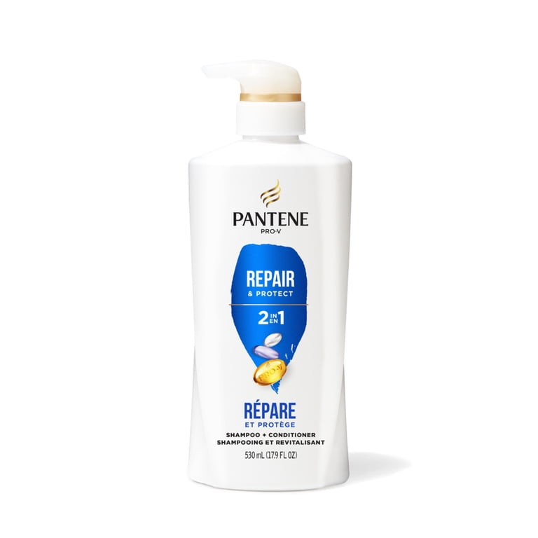 PROTECT HAIR SHAMPOO 500ml つめかえ用　2個 Pantene Pro-V 2in1 Shampoo + Conditioner, Repair & Protect, for