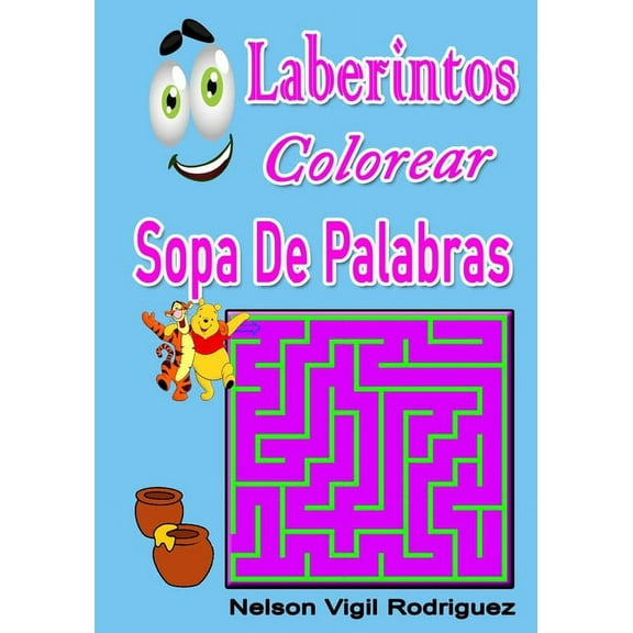 Laberintos Colorear Sopa De Palabras (Paperback)