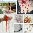 thumbnail image 3 of 240pcs 6 Colors Teardrop Glass Beads AB Color Crystal Pendant Clear Glass Bead Charms Colorful Water Drop Pendants for DIY Necklace Earrings Sweater Chain Decoration, 3 of 9