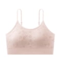 thumbnail image 2 of Women's Spaghetti Strap Cami Bra Adjustable Strap Seamless Comfortable Wireless Daily Bralette One Size, 2 of 7