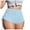 Light Blue, variant on Womens Fashion Casual Summer Shorts - Drawstring Sexy Side Strap Solid Pants - Polyester Workout/Jogging Shorts - S-XXXL Sizes