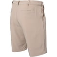 thumbnail image 4 of TGW Men's Pleated Expandable Waist Performance 10In Golf Shorts for Golfing Khaki 10 In. 34, 4 of 6