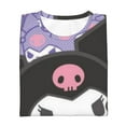 thumbnail image 5 of Boys Girls Kuromi And My Melody Shirt Graphic T-Shirt Crewneck Short Sleeve 3d Colorful Tops Tees, 5 of 6