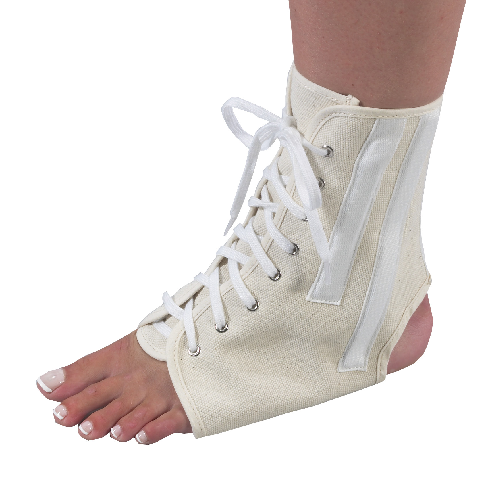 Canvas Ankle Brace with Laces