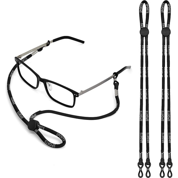 Eyeglass Retainer-Adjustable Strap for Glasses, Sunglasses by -2/6 Pack