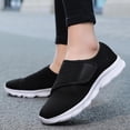 thumbnail image 2 of Unisex Wide Width Walking Shoes with Adjustable Closure – Anti-slip Comfort Sneakers Air Cushion Sole, Easy Fit for Sensitive Feet, 2 of 8