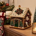 thumbnail image 6 of Christmas Pearl Diamond Art Kit, Beaded Art Crafts Set, Beginner Friendly DIY Wall Decor Supplies for Adult Holiday Indoor Home Ornament, Acrylic Frame with LED Lights, 6 of 7