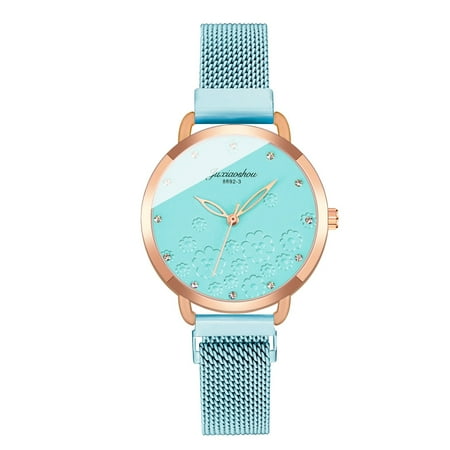 

CYMMPU Women s Quartz Watch Juxiaoshou Band Strap Spin Watch JXS10 Women s Quartz Wristwatches Stainless