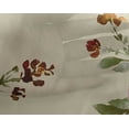 thumbnail image 4 of oneOone Georgette Viscose Fabric Watercolor Leaves & Peony Floral Print Fabric By The Yard 42 Inch Wide, 4 of 4