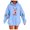 Light Blue, variant on Letter Print Hooded Sweatshirt Long Sleeve Pullover Pocket Hoodie Sweatshirt Blank Sweat Shirts for Women Sweater Women Zipper Women's Sweatshirts Hoodie with Pockets Long Jacket Red M