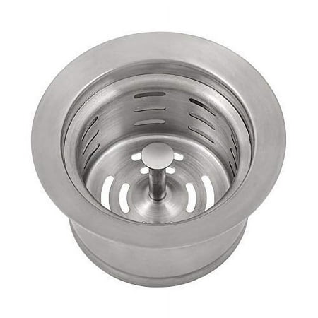 

Ruvati Extended Garbage Disposal Flange with Deep Basket Strainer - Gunmetal Black Stainless Steel - RVA1049BL