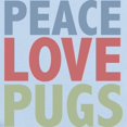 thumbnail image 2 of CafePress - Peace Love Pugs Infant Bodysuit - Baby Light Bodysuit, Size Newborn - 24 Months, 2 of 4