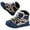 Dark Blue, variant on Quealent Kids Snow Boots Boys Girls Mid Calf Waterproof Warm Faux Furry Lined Insulated Winter Shoes(Toddler/Little Kid/Big Kid) Dark Blue for Size 11.5