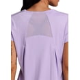thumbnail image 4 of RBX Active Women's Quick Dry Short Sleeve Workout Top with Mesh Panels, 4 of 4