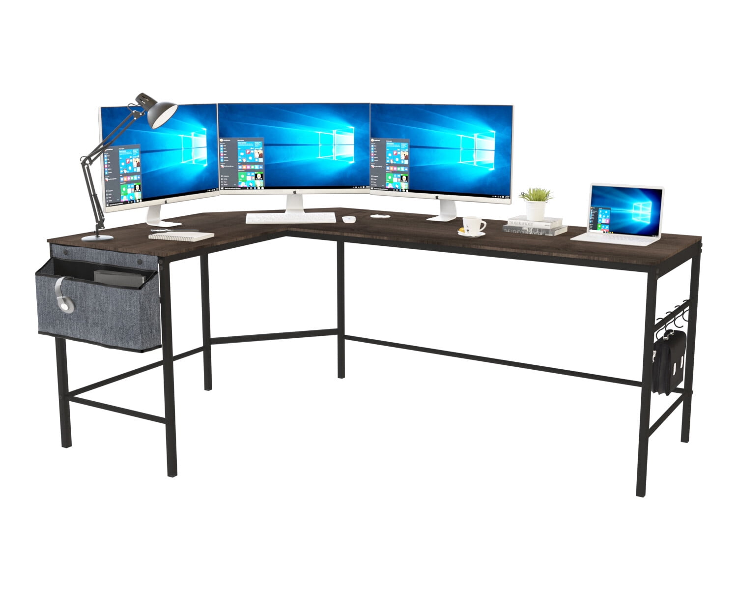 Details about   Computer Desk Gaming Table Writing Study Glass Desk Workstation for Home Office 