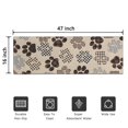thumbnail image 5 of Paw Print Door Rugs,Washable Non Slip Door Mats Indoor,Decorative Door Mats,Entry Mat Indoor for Entrance,Bedroom,Kitchen,Bathroom,16"x47", 5 of 6