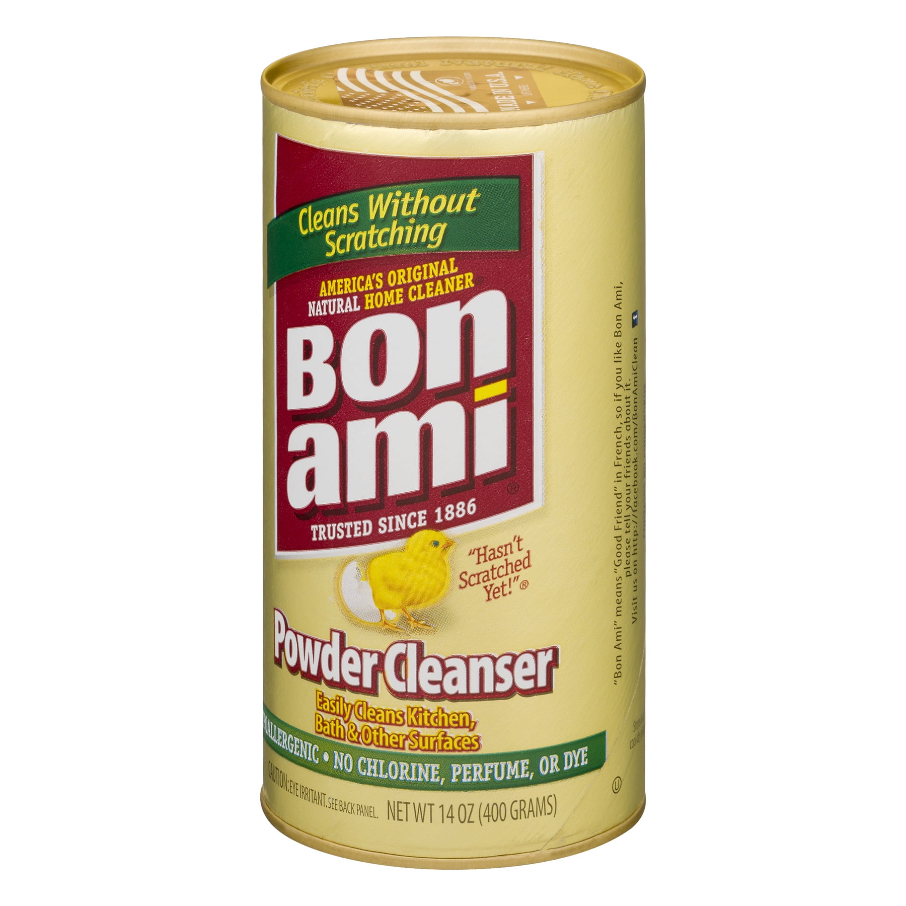 Bon Ami Natural Powder Cleanser for Kitchen, Bath, and Shower - 14