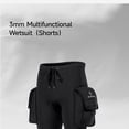thumbnail image 6 of Purcolt Men's Wetsuit Shorts, 3mm Neoprene Diving Shorts, Drawstring Waist Snorkeling Shorts with Pockets for Swimming Surfing Snorkeling Diving Boating, 6 of 9