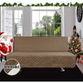 thumbnail image 5 of Easy-Going Futon Reversible Sofa Slipcover Water Resistant Couch Cover(Futon, Camel/Ivory), 5 of 8