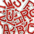 thumbnail image 4 of eJoyce Red A-Z Alphabet Iron-On Letter Patches 52 Count Appliques, 4 of 4
