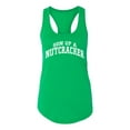 thumbnail image 2 of Wild Bobby Vintage Movie Quote Son Of A Nutcracker Women Racerback Tank Top, Kelly, Medium, 2 of 6