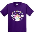 thumbnail image 3 of Inktastic My Pop Pop Loves Me with Cute Rainbow Unicorn Youth T-Shirt, 3 of 5