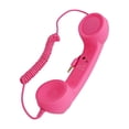 thumbnail image 1 of Matsuzay Teléfono Auricular Elegante Cómodo Auricular Receptor Con cable A prueba de radiación Receptores de teléfono universales Teléfonos Videojuegos y accesorios Rosa roja, 1 of 6