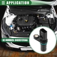 thumbnail image 3 of Engine Crankshaft Position Sensor for Mini Cooper S One R50 R53 R52 1.6L 2001-2007 ABS Black, 3 of 7