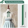 thumbnail image 3 of Holzlrgus Bow Tie for Women, Satin Ribbon Girls Self-tie Bowtie for Uniform, School, Wedding, Cosplay, T-shirt Accessory, 3 of 7