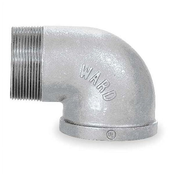 Manufacturer Varies 90 Street Elbow, Malleable Iron, 3 in 2WJ14