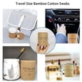 thumbnail image 7 of 200 disposable colored cotton swabs for ear pick and makeup bamboo stick paper tube cotton swabs-white, 7 of 7