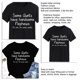 thumbnail image 4 of Camiseta informal holgada de manga corta con estampado de letras blancas, perfecta para el hogar, la oficina y los deportes. Camiseta elegante para mujer, color negro XXXL, 4 of 5